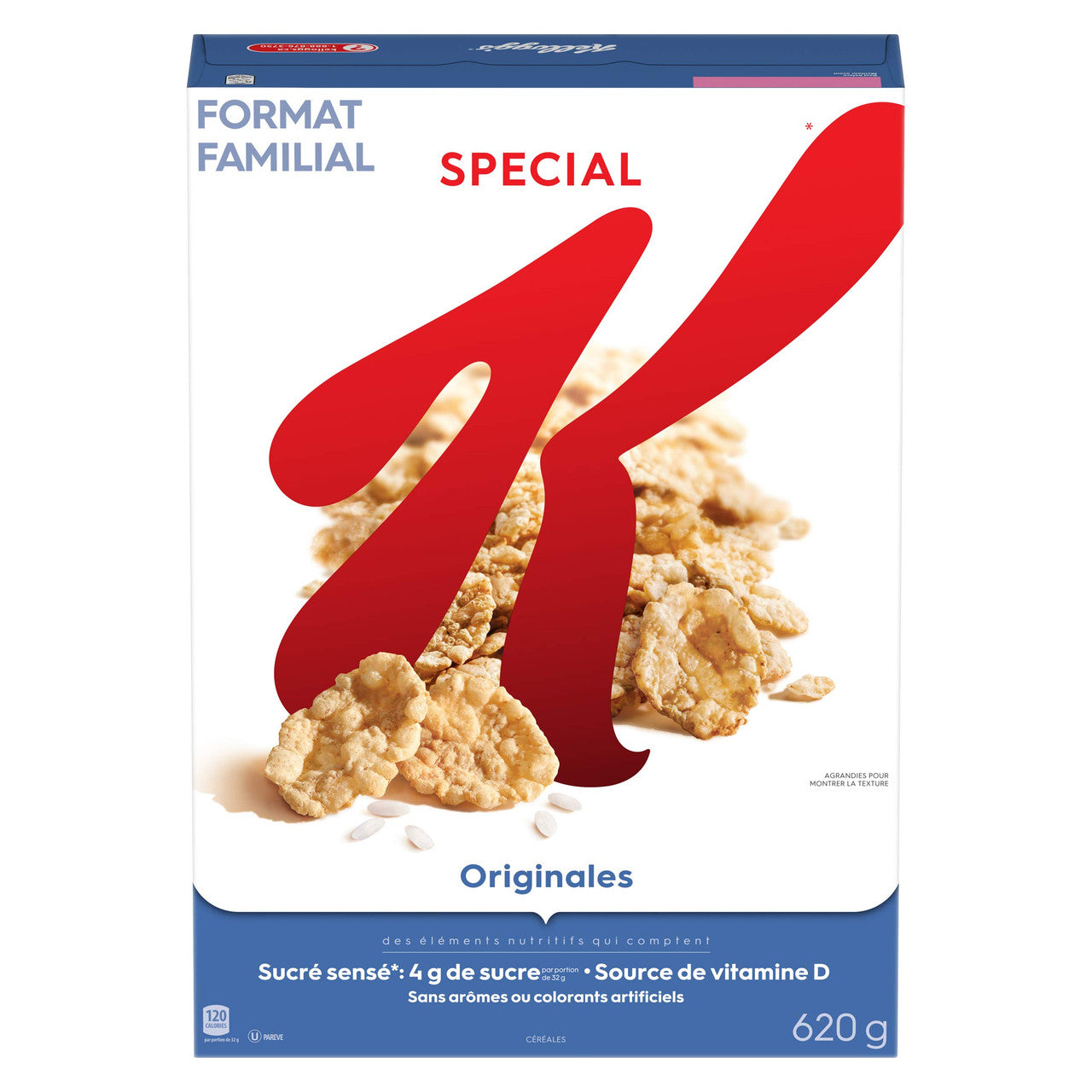 Kellogg's Special K Original, Family Pack, Cereal, 620g/21.9oz.,{Imported from Canada}